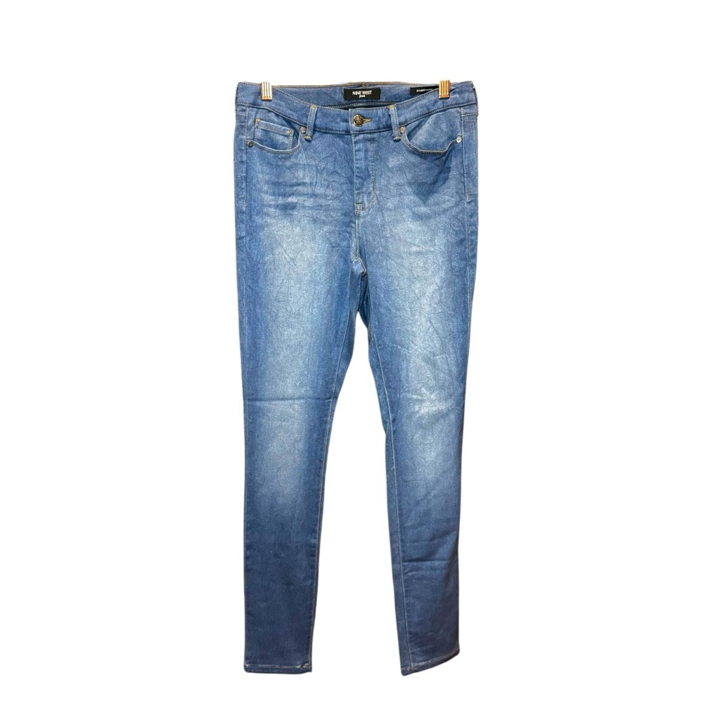NINE WEST Blue Denim Gramercy Skinny Jeans 6
